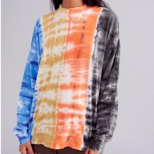 UO Carnaby Tie-Dye Recycled Cotton Oversized Tee